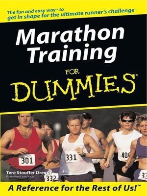 cover image of Marathon Training For Dummies